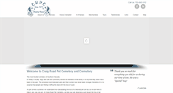 Desktop Screenshot of craigroadpetcemetery.com